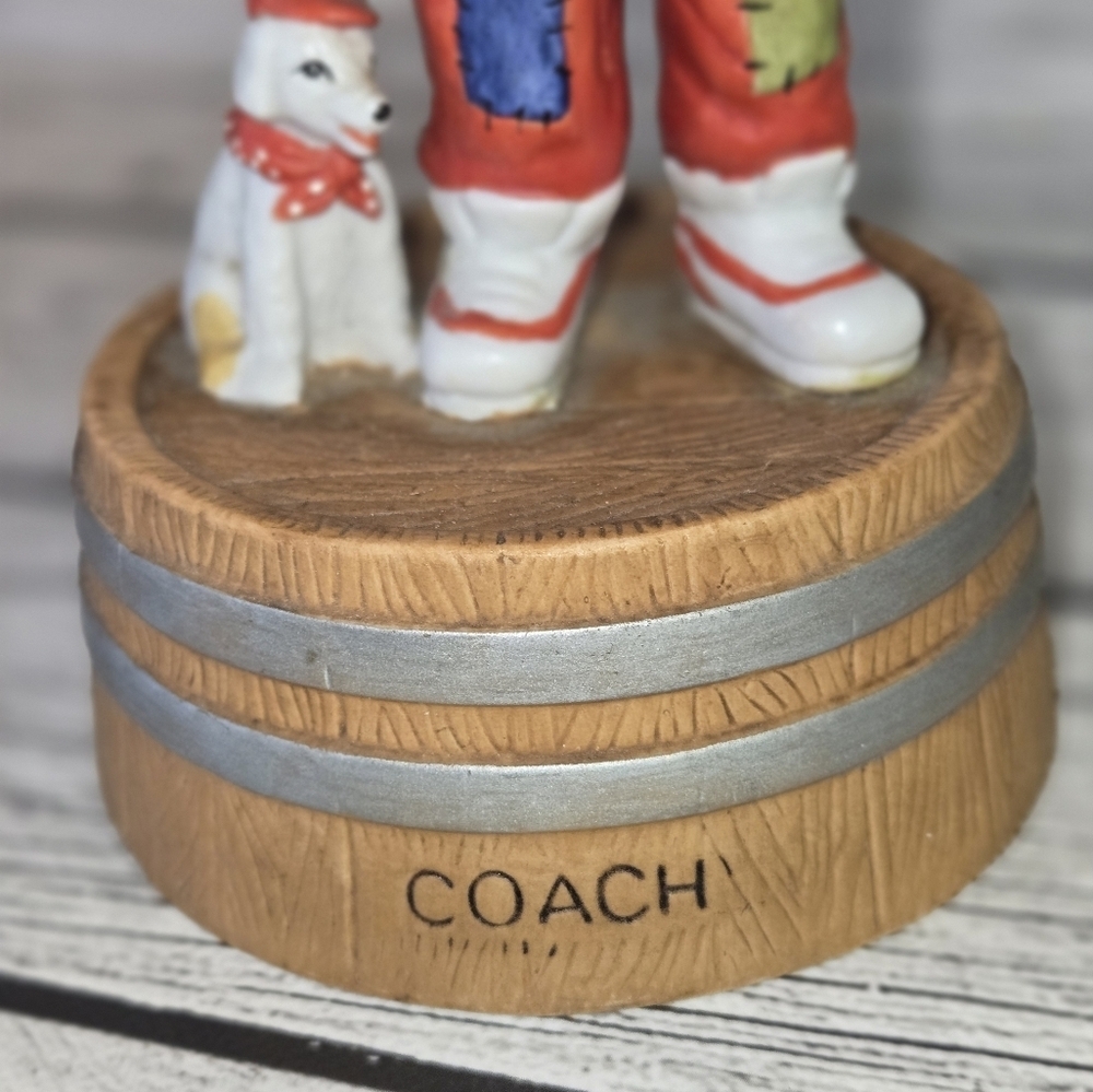 Coach Clown and Dog FigurineVintage 90's Emmett Kelly Jr Baseball Clown San Fran - Picture 8 of 9